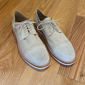 Cantarelli Italian Men’s tan suede  Oxford shoes Sz 10